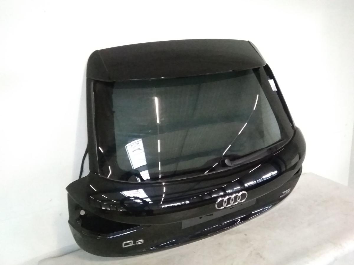 Audi Q3 8U Heckklappe mythosschwarzmetallic LY9T mit Heckscheibe dunkel BJ2016