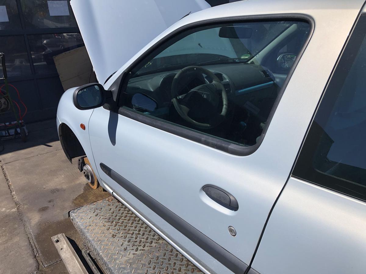 Renault Clio B Phase II original Tür links Fahrer MV632 Gris Boreal Bj 2003