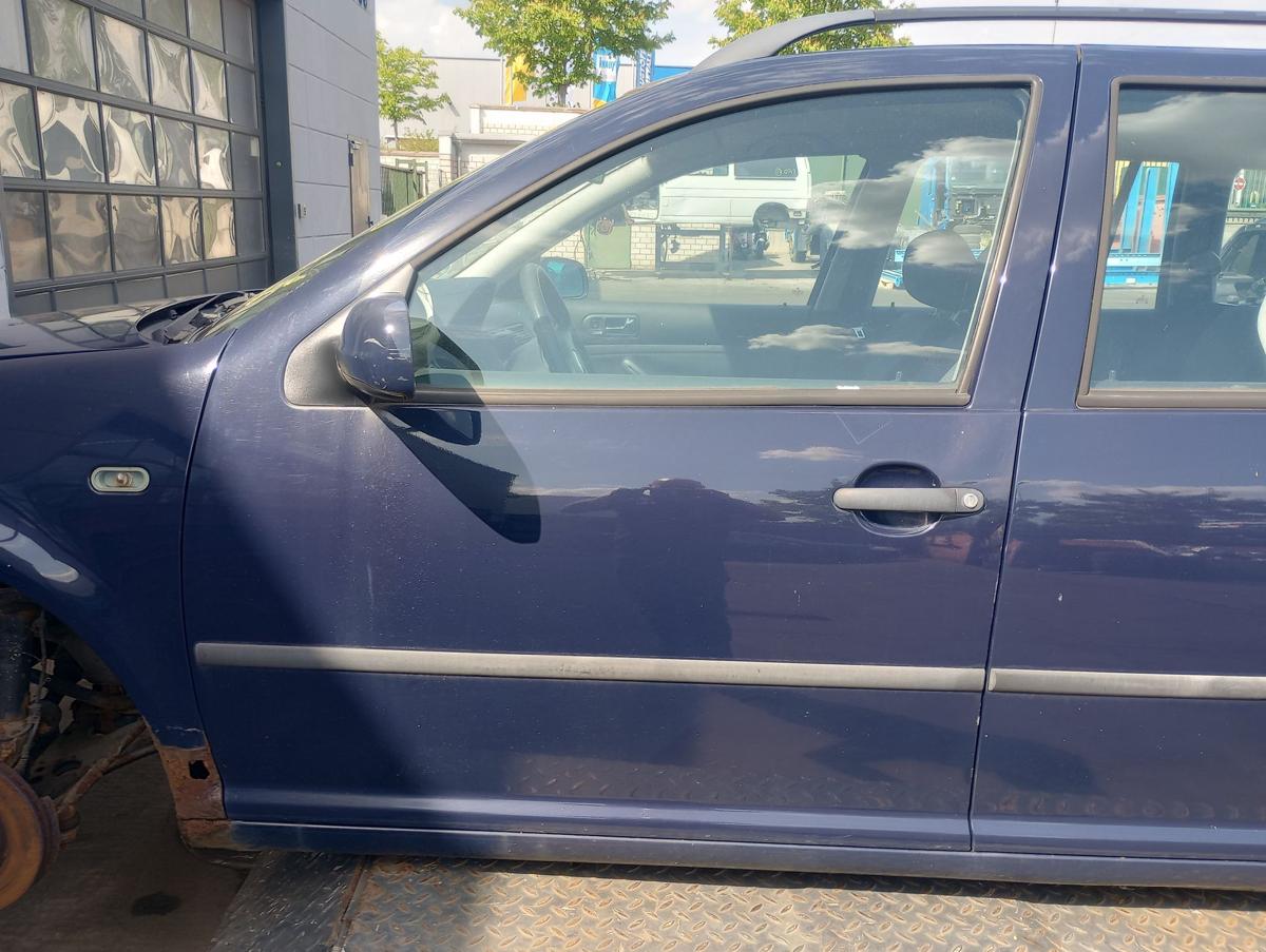 VW Golf VI 4 Variant orig Tür vorn links Fahrertür LA5G Blau Bj 2000