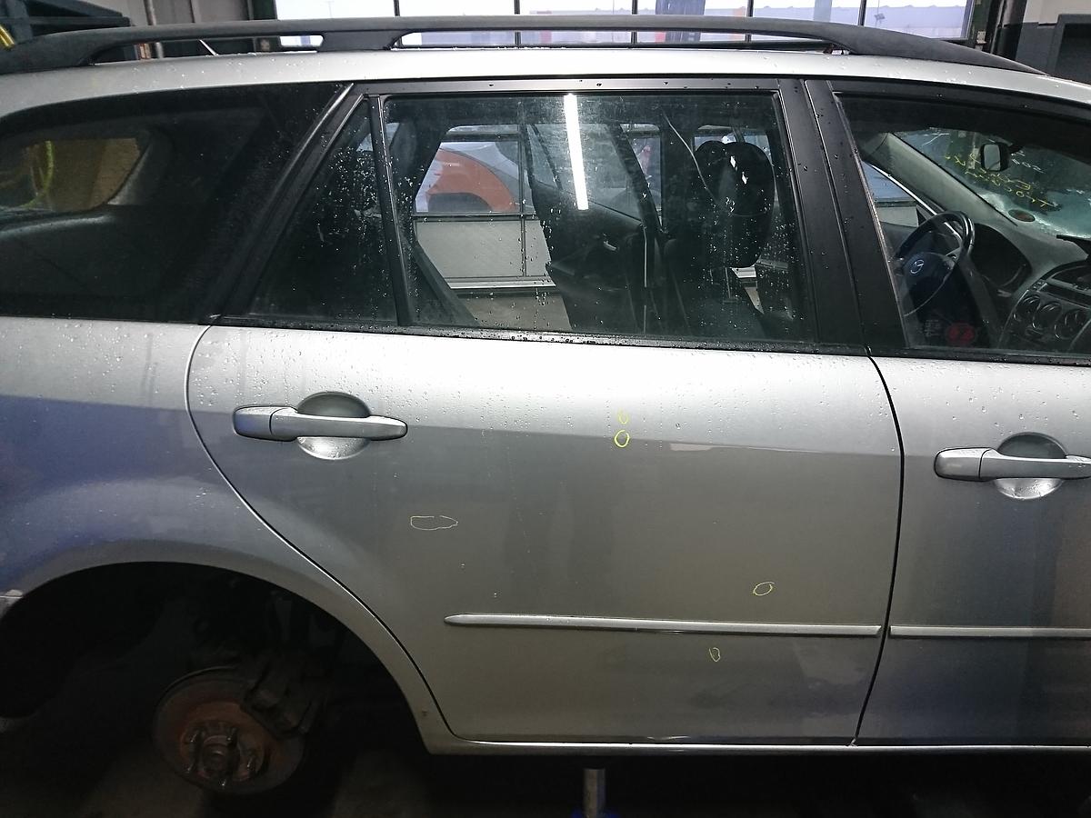 Mazda 6 Kombi orig Tür hinten rechts 26A Platinsilber Bj 2007