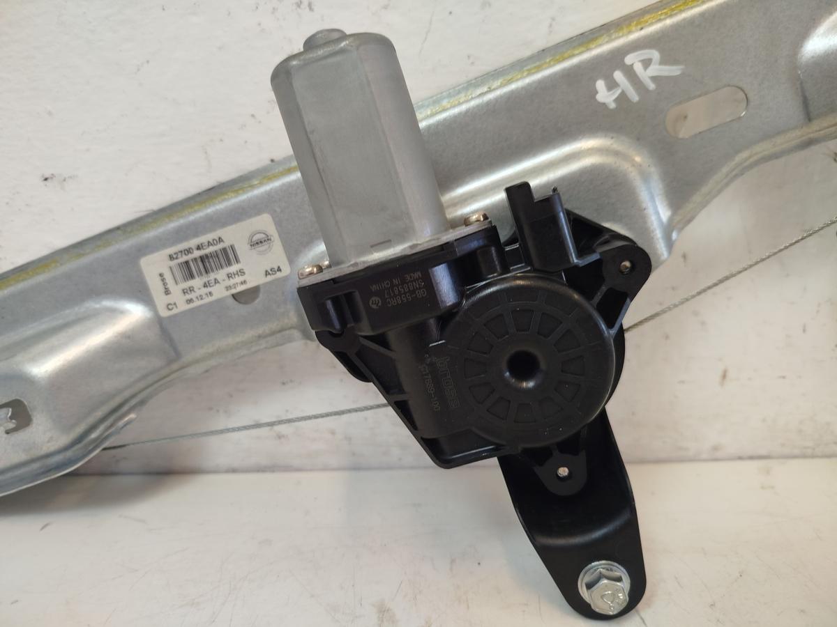 Nissan Qashqai J11 Fensterheber hinten rechts elektrisch Motor und Mechanik