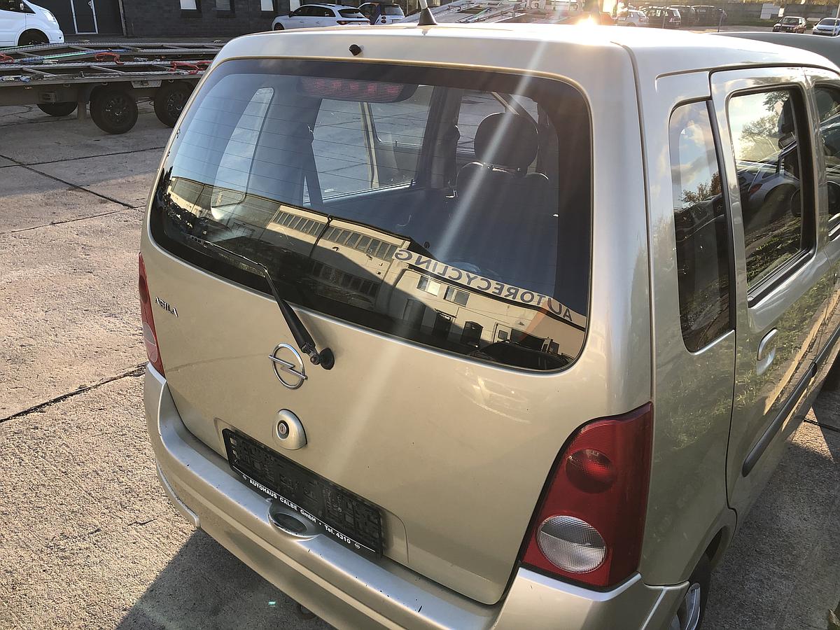 Opel Agila A Heckklappe mit Scheibe Deckel hinten Z40H