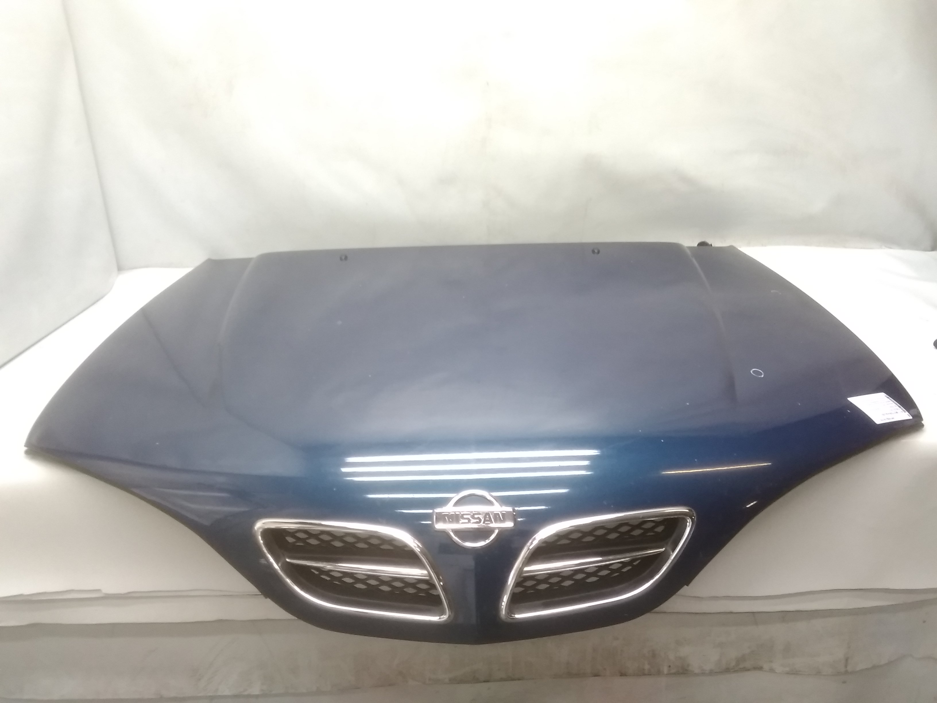 Nissan Primera P11 Bj.2000 original Motorhaube blaumet. BT3, Faceliftmodell