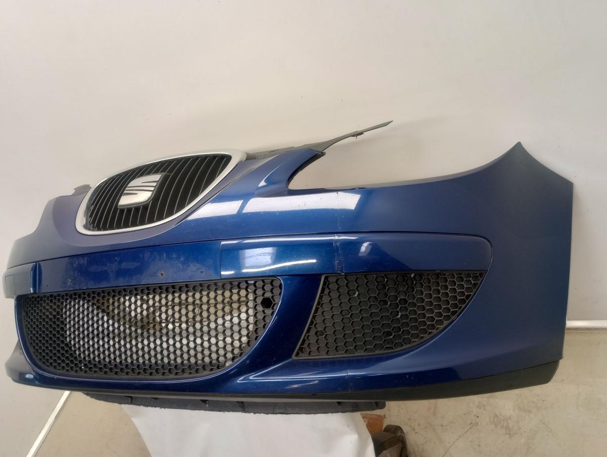 Seat Toledo 3 III 5P orig Stoßstange vorn Stoßfänger Grill LS5S Blau Bj 2005