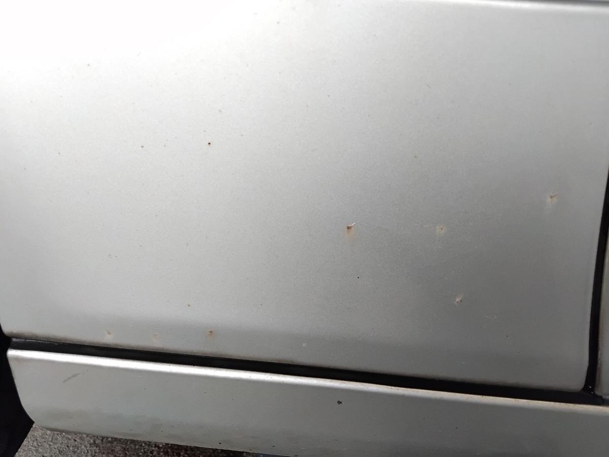 Mercedes E-Klasse 211 orig Alu Kotfl&uuml;gel vorn links C744 brillantsilber BJ2004
