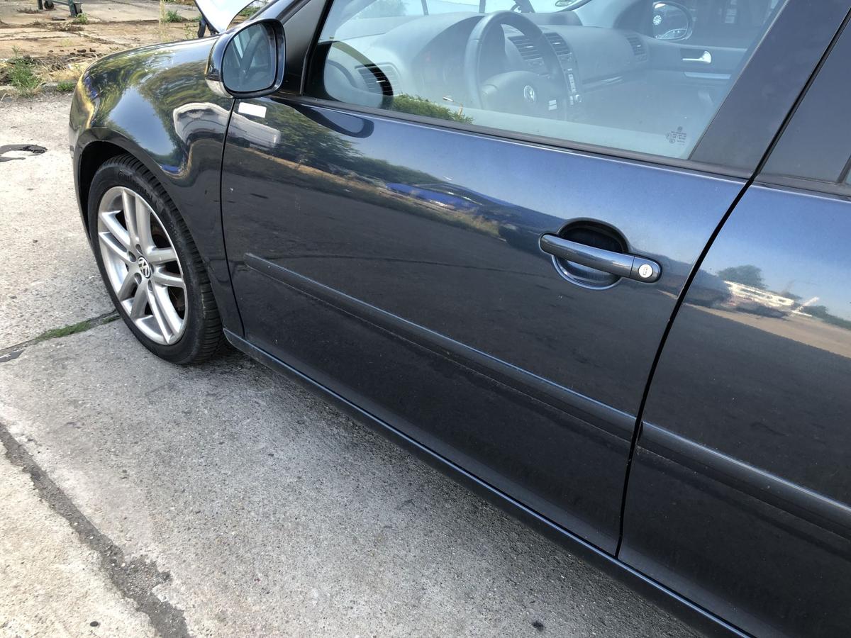 VW Golf 5 V 1K T&uuml;r vorn links Fahrert&uuml;r nur 5 t&uuml;rer LC5F Blue Graphit Metallic