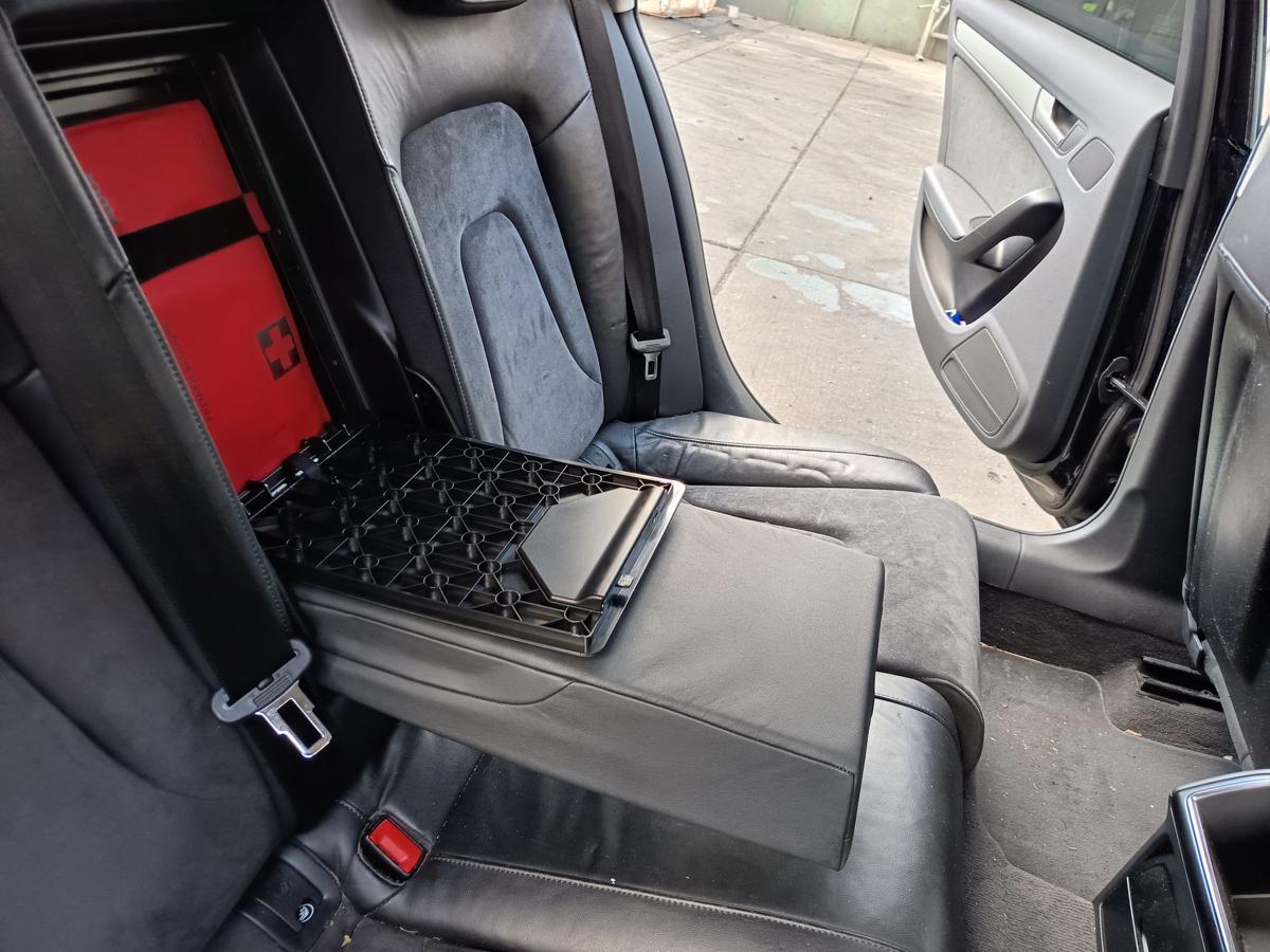 Audi A4 B8 8K original R&uuml;cksitzbank geteilt Alcantara/Leder soulschwarz Bj2009