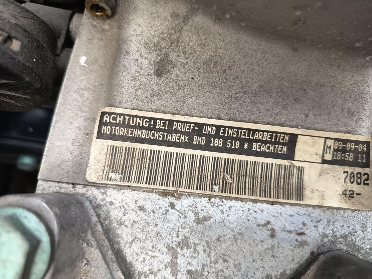 VW Polo 9N original geprüfter Motor 1.2 40kW BMD 92tkm
