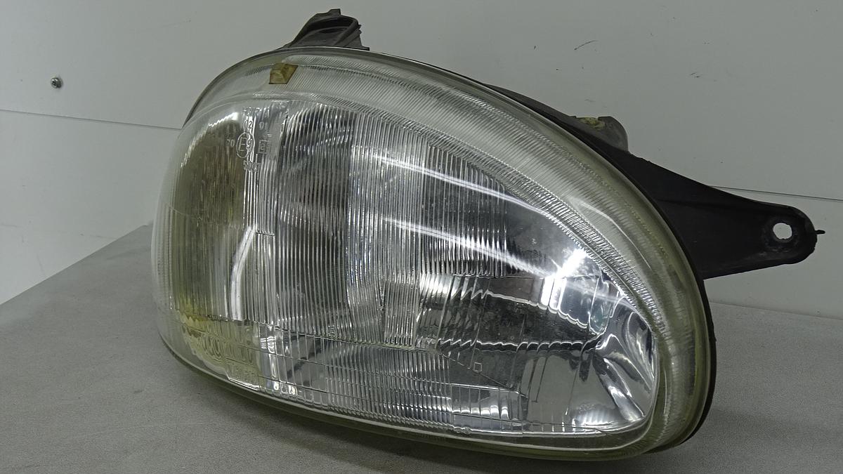 Opel Corsa B Hauptscheinwerfer Frontscheinwerfer rechts Bj2000 Halogen H4 Streuglas