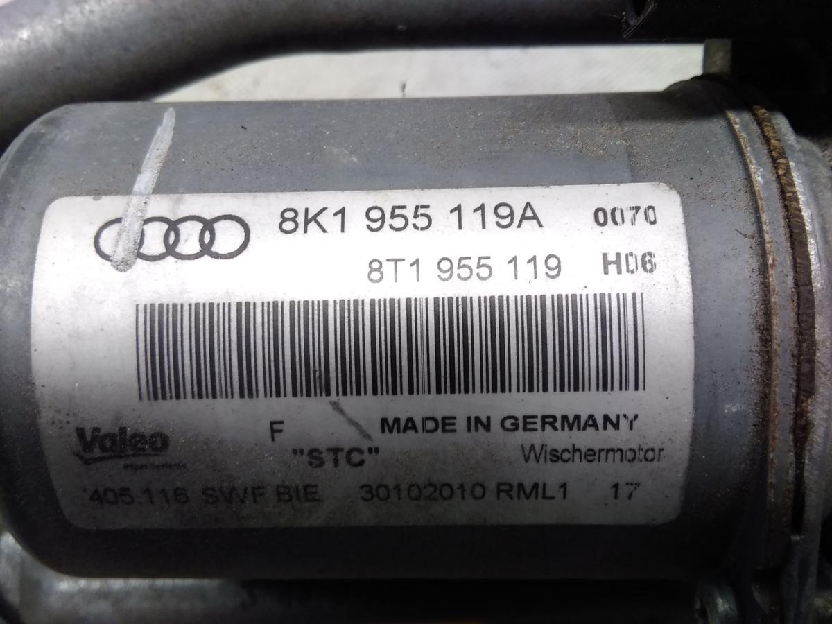 Audi A4 8K B8 original Wischermotor vorn mit Wischergestänge Bj.2010