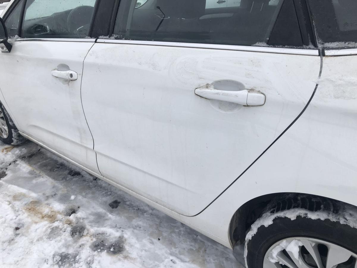 Citroen C4 II Typ N T&uuml;r hinten links Fondt&uuml;r im Rohbau EWP weiss Banquise