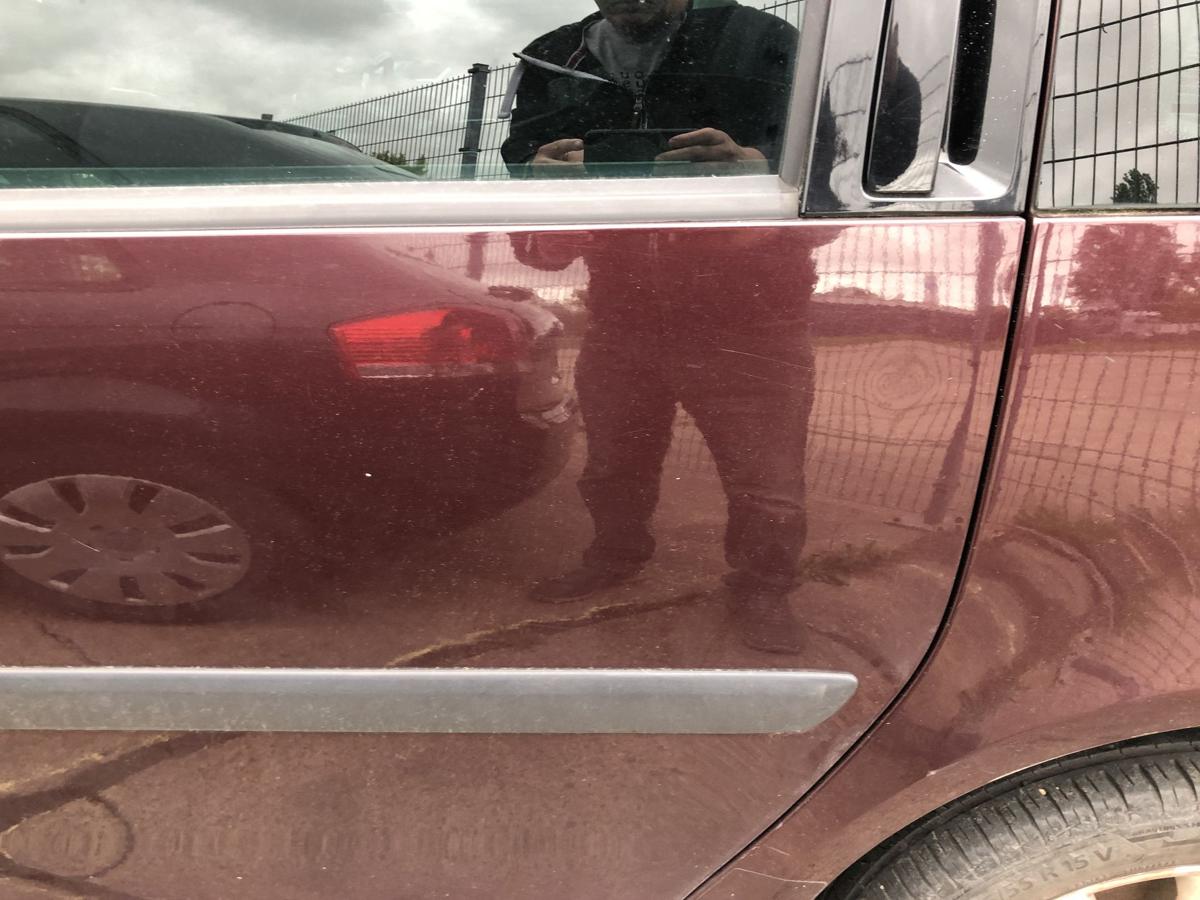Skoda Roomster 5J T&uuml;r hinten links Fondt&uuml;r im Rohbau LF3X Rosso Brunello