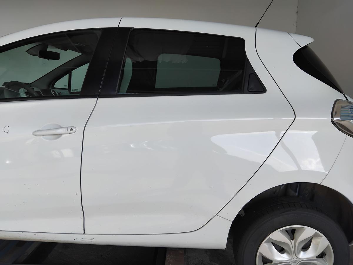 Renault Zoe T&uuml;r hinten links weiss DV369 Blanc Glacier BJ2016
