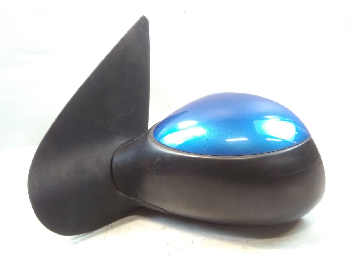 Peugeot 206SW Kombi original Au&szlig;enspiegel links KMF bleu recife manuell BJ2005