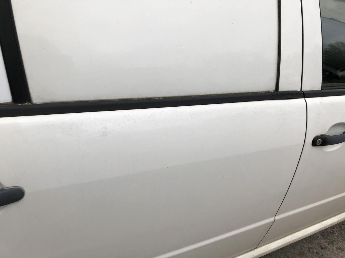 Skoda Fabia 6Y Praktik T&uuml;r hinten rechts Fondt&uuml;r LF9E Candywei&szlig; ohne Scheiben