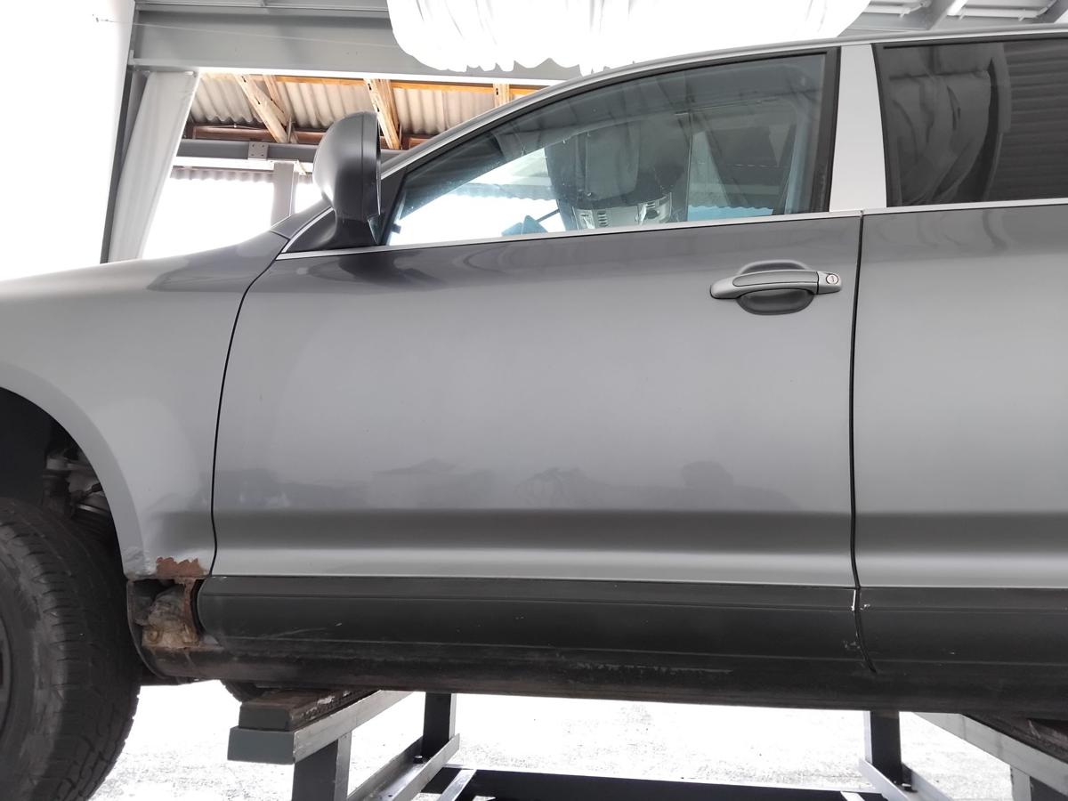 Porsche Cayenne 9PA Turbo Tür vorn links Fahrertür Rohbau LD7Z Titanium BJ2003