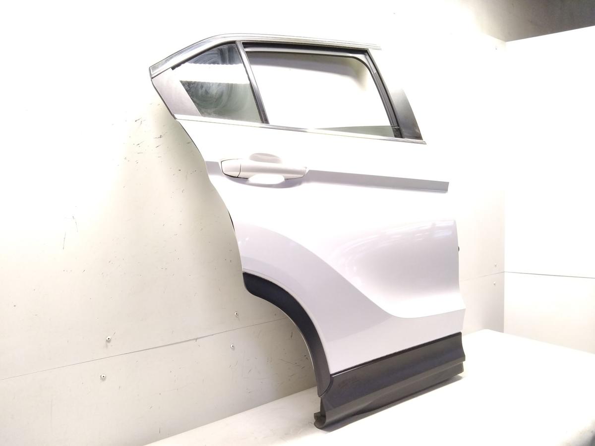 Mitsubishi Eclipse Cross original T&uuml;r hinten rechts weiss W37 T&uuml;rscheibe