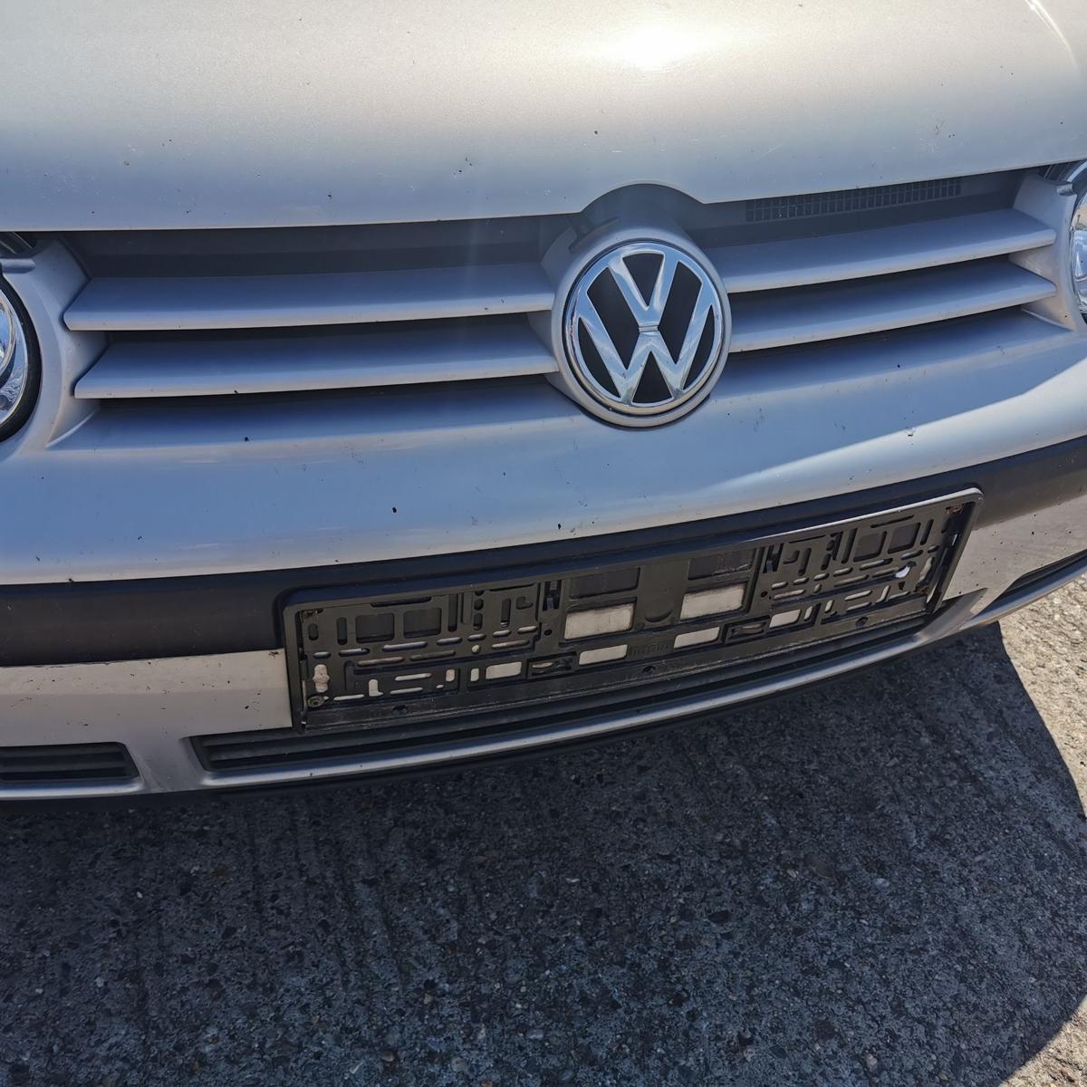 VW Golf 4 IV 1J Kühlergrill Frontgrill Grill mit Logo LB7Z Satinsilber