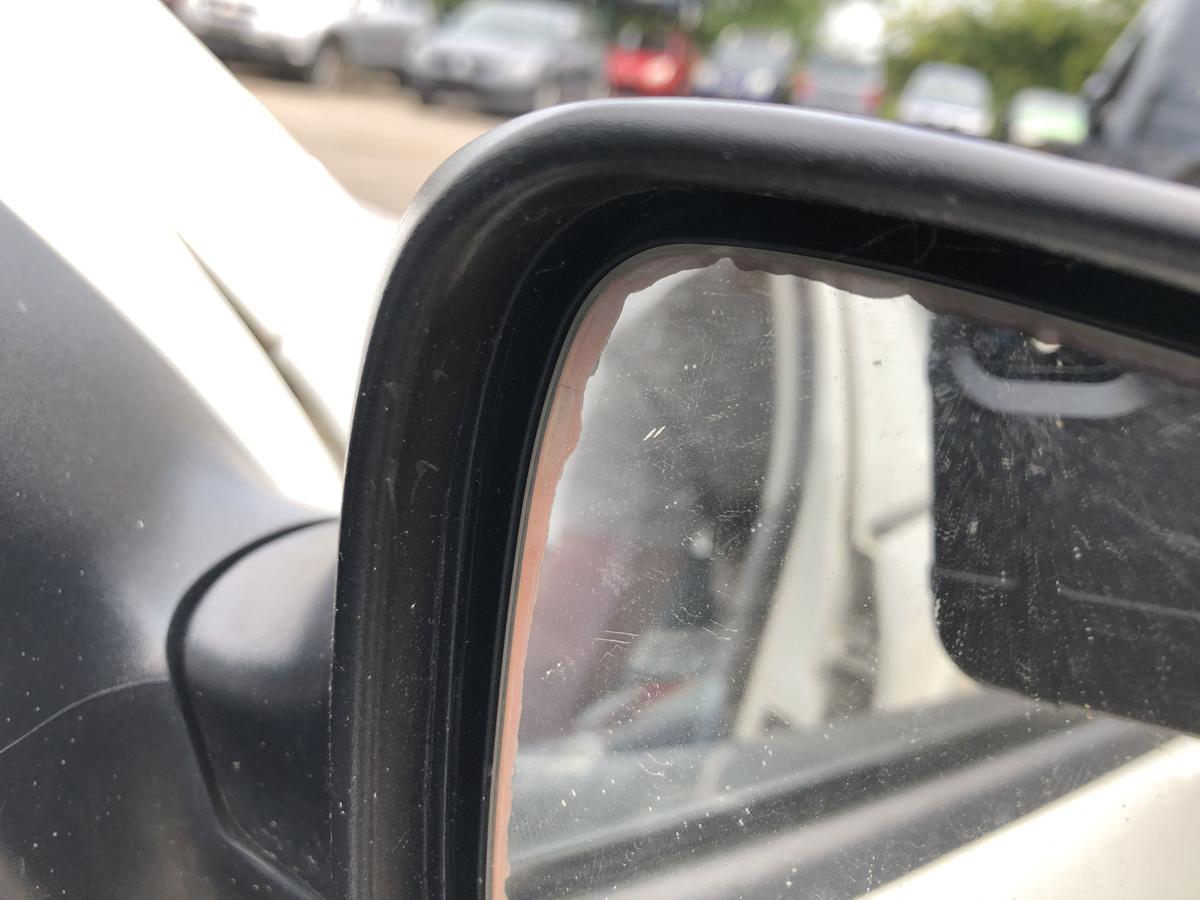Skoda Fabia 6Y Praktik Au&szlig;enspiegel rechts Spiegel man. Verstellung unlackiert