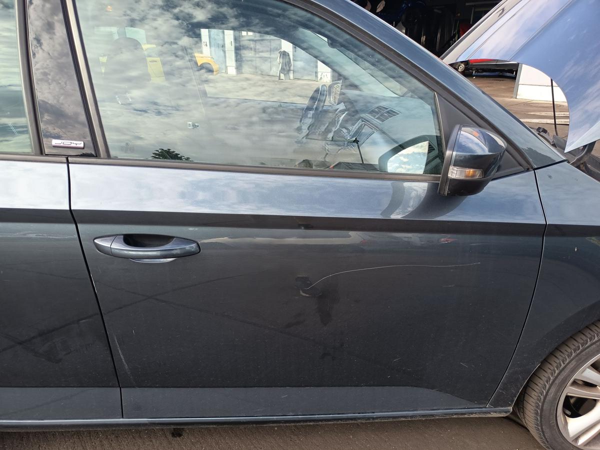 Skoda Fabia III NJ original T&uuml;r vorn rechts Beifahrer Rohbau F7Y Quarzgrau met