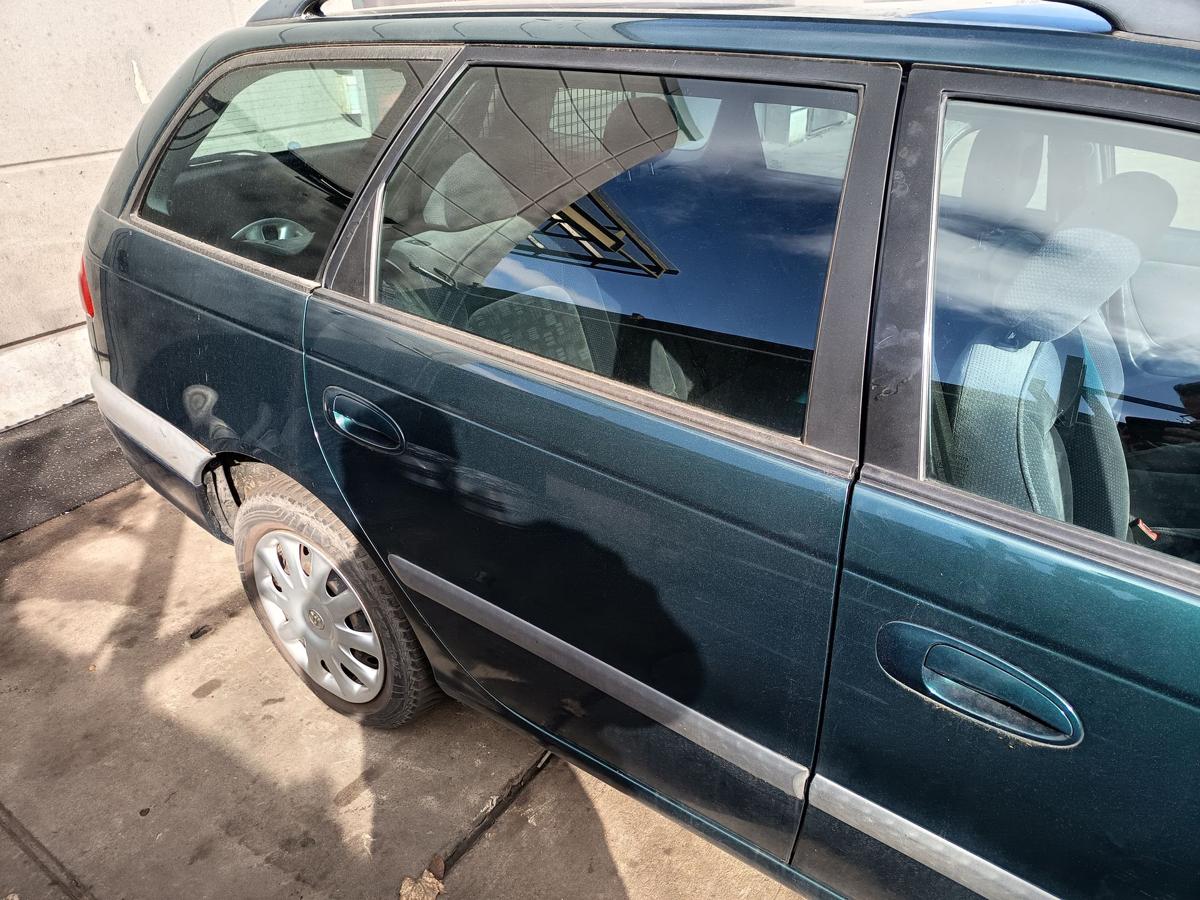 Toyota Avensis T22 Kombi original T&uuml;r Roht&uuml;r hinten rechts 6S3 Gr&uuml;n Baujahr 2001