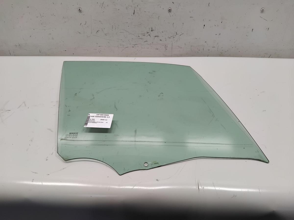 Renault Grand Scenic 2 JM original T&uuml;rscheibe vorn rechts gr&uuml;ncolor BJ2006