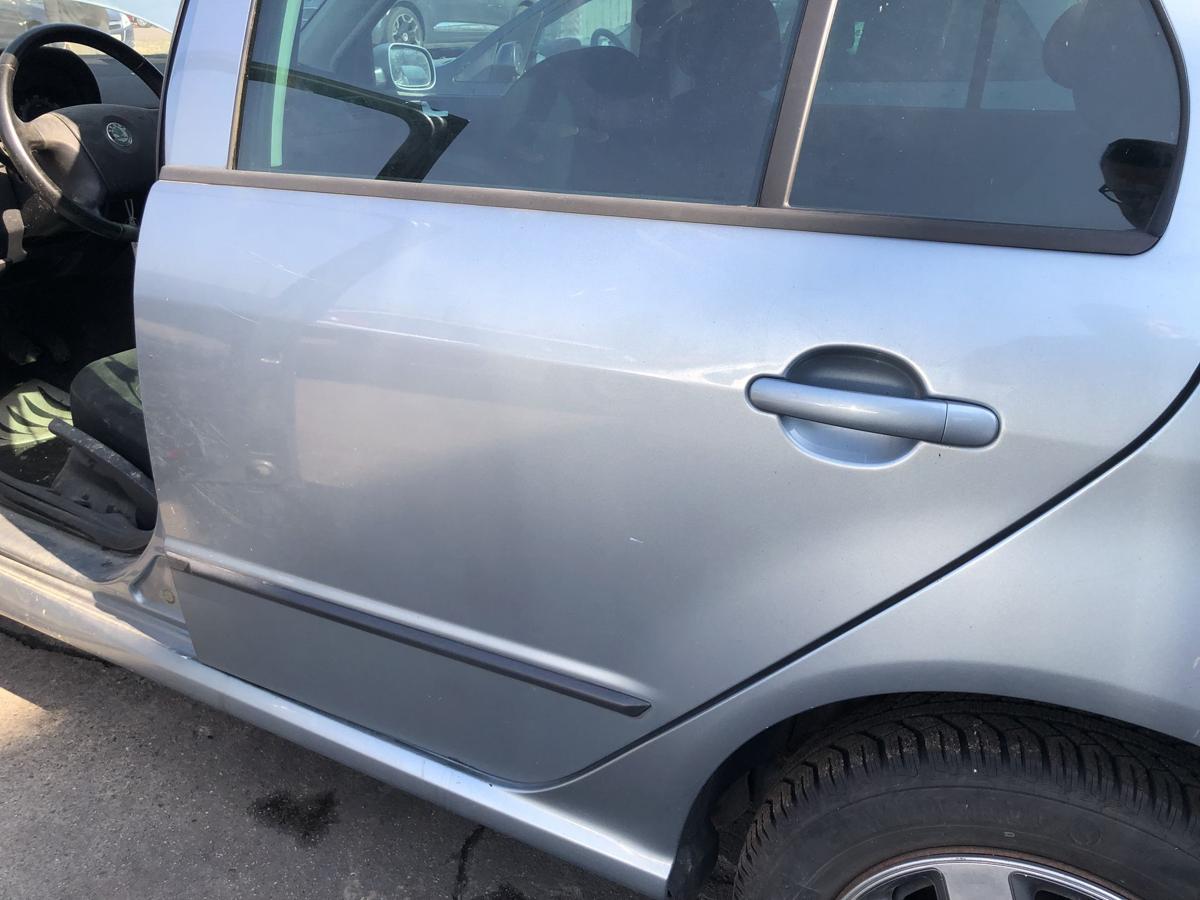 Skoda Fabia 6Y T&uuml;r hinten links Fondt&uuml;r im Rohbau 5 t&uuml;rer LF7U Stone Grey Met