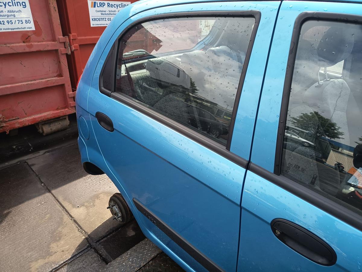 Chevrolet Matiz M200 orig Tür hinten rechts blau Bj 2008