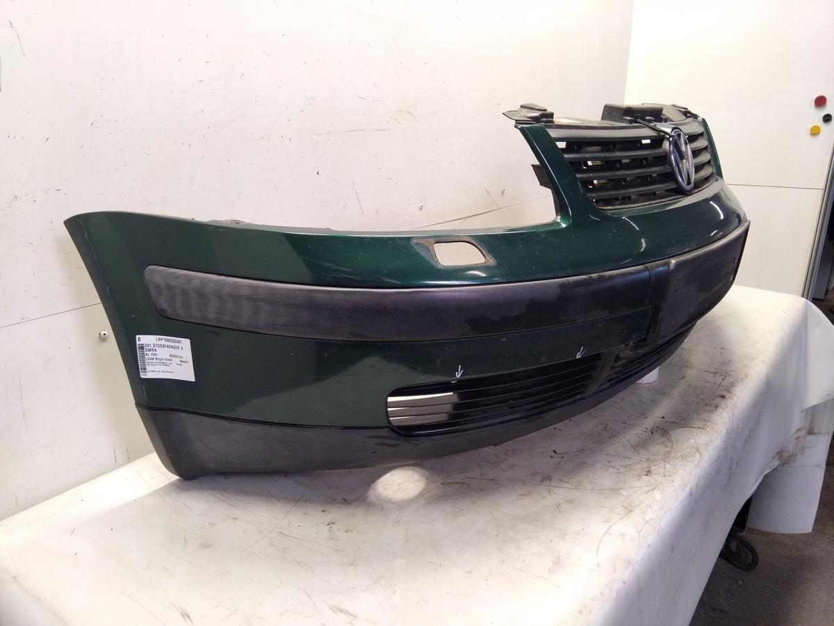 VW Passat 3B orig Sto&szlig;f&auml;nger Sto&szlig;stange vorn LC6M Bright Green Metallic BJ1999