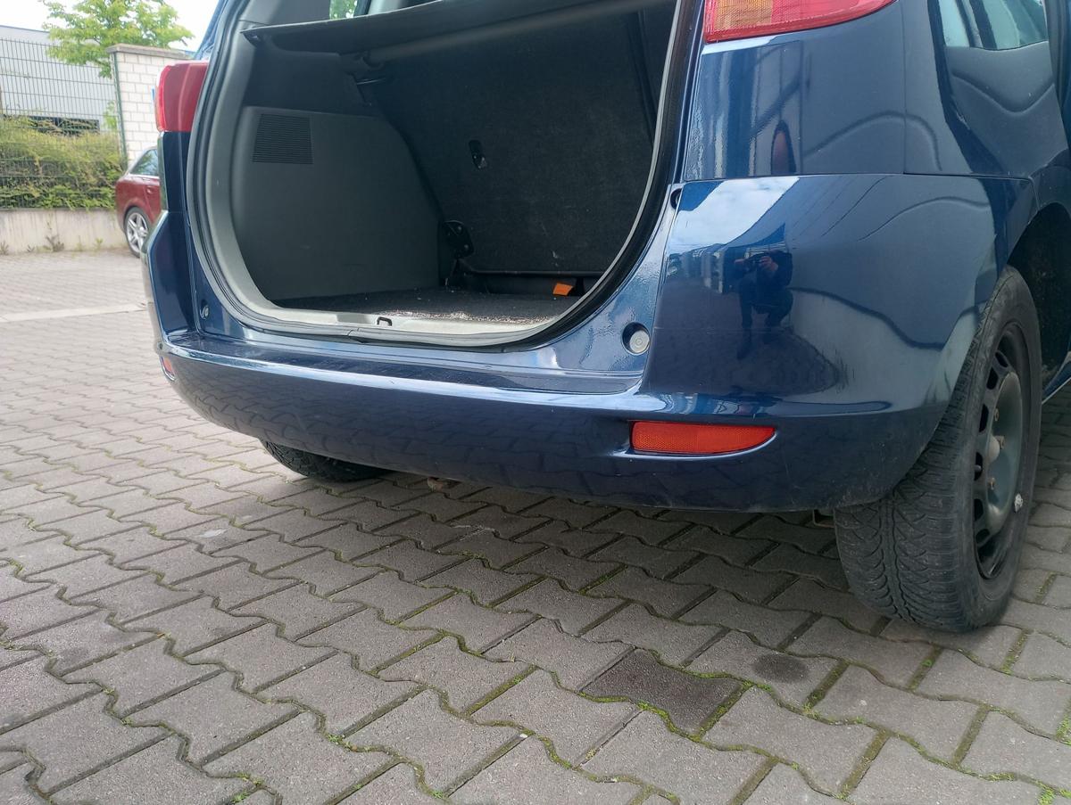 Mazda 2 DY orig Stoßstange hinten Stoßfänger 27R Ozeanblau Bj 2004