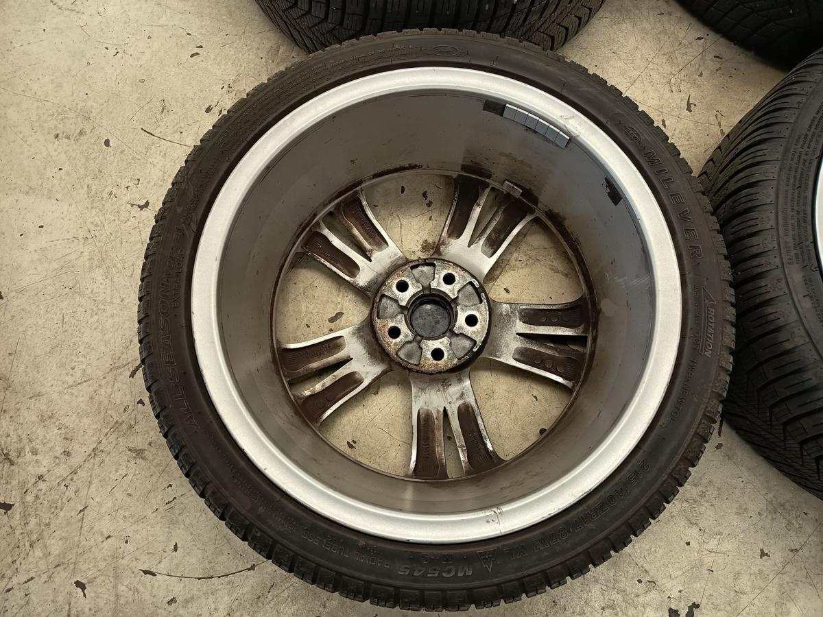 Seat Ibiza 6J original Alufelgen 7x17 ET43 6J0601025C mit Allwetterreifen