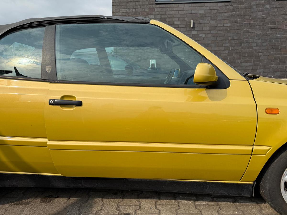VW Golf 3/4 Cabrio original Tür rechts LA1U Futuragelb Rohbau BJ98