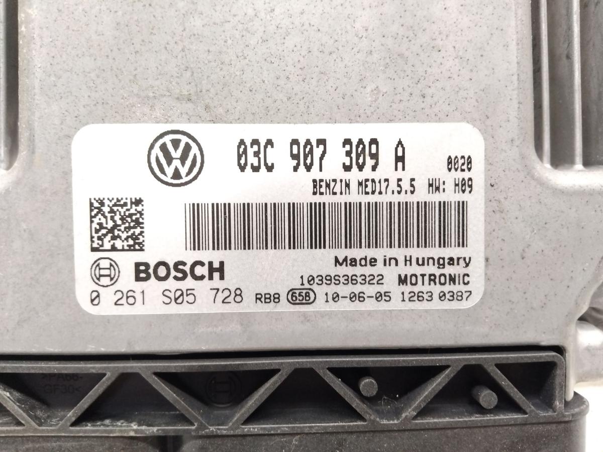 VW Passat 3C B6 Motorsteuerger&auml;t 1.4TSI 90kw CAXA Bj.2010 03C907309A