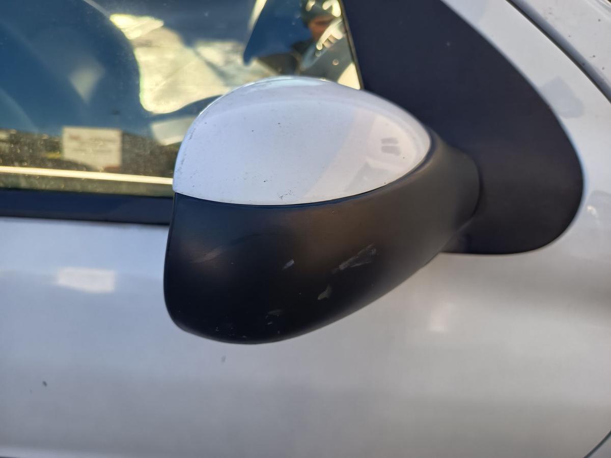 Peugeot 206+ original Aussenspiegel rechts manuell EWP Polarwei&szlig; Bj 2012