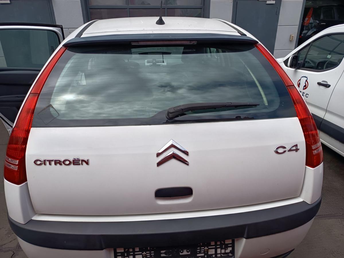 Citroen C4 original Heckklappe mit Scheibe EWP Schneeweiß Bj 2008