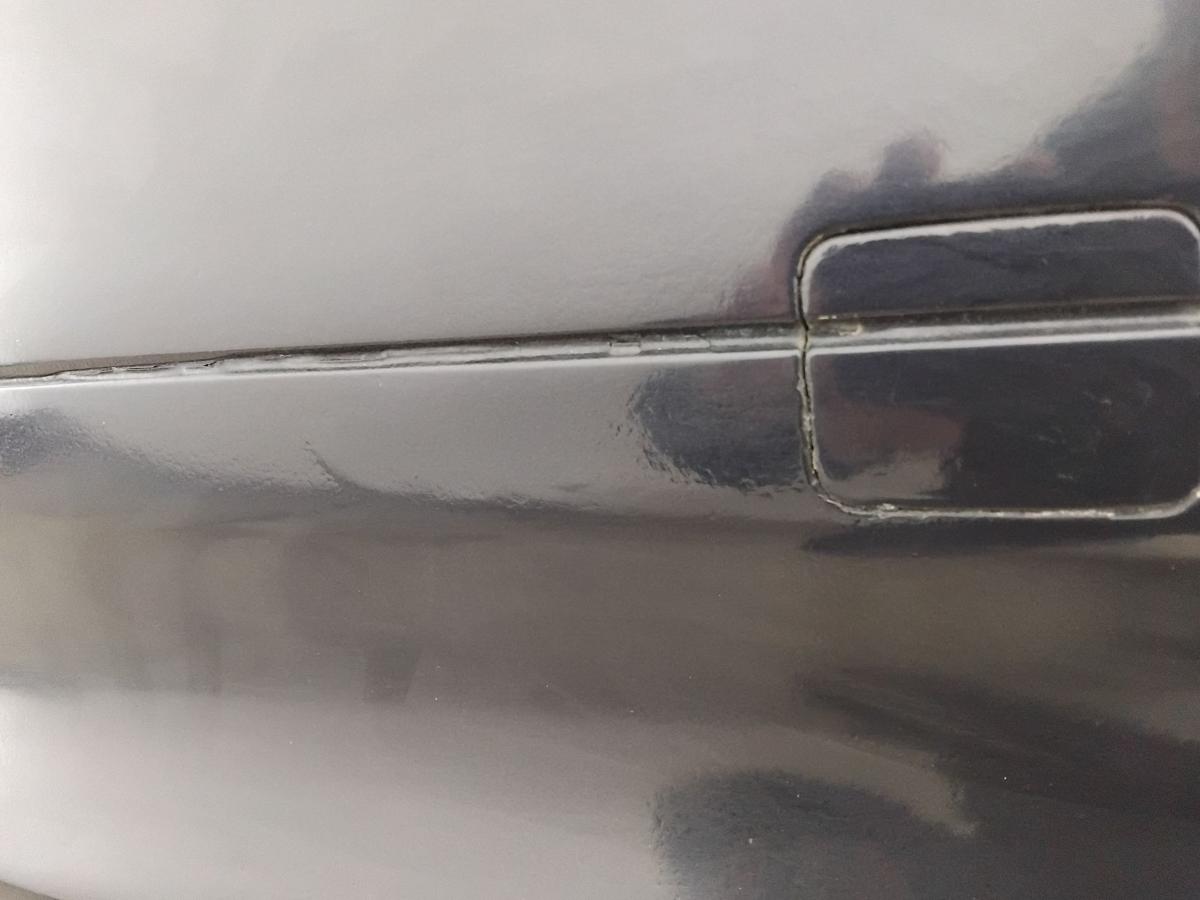 BMW 3er E90 Limousine original Sto&szlig;f&auml;nger Sto&szlig;stange hinten PDC BJ2007 A35 monacoblaumetallic