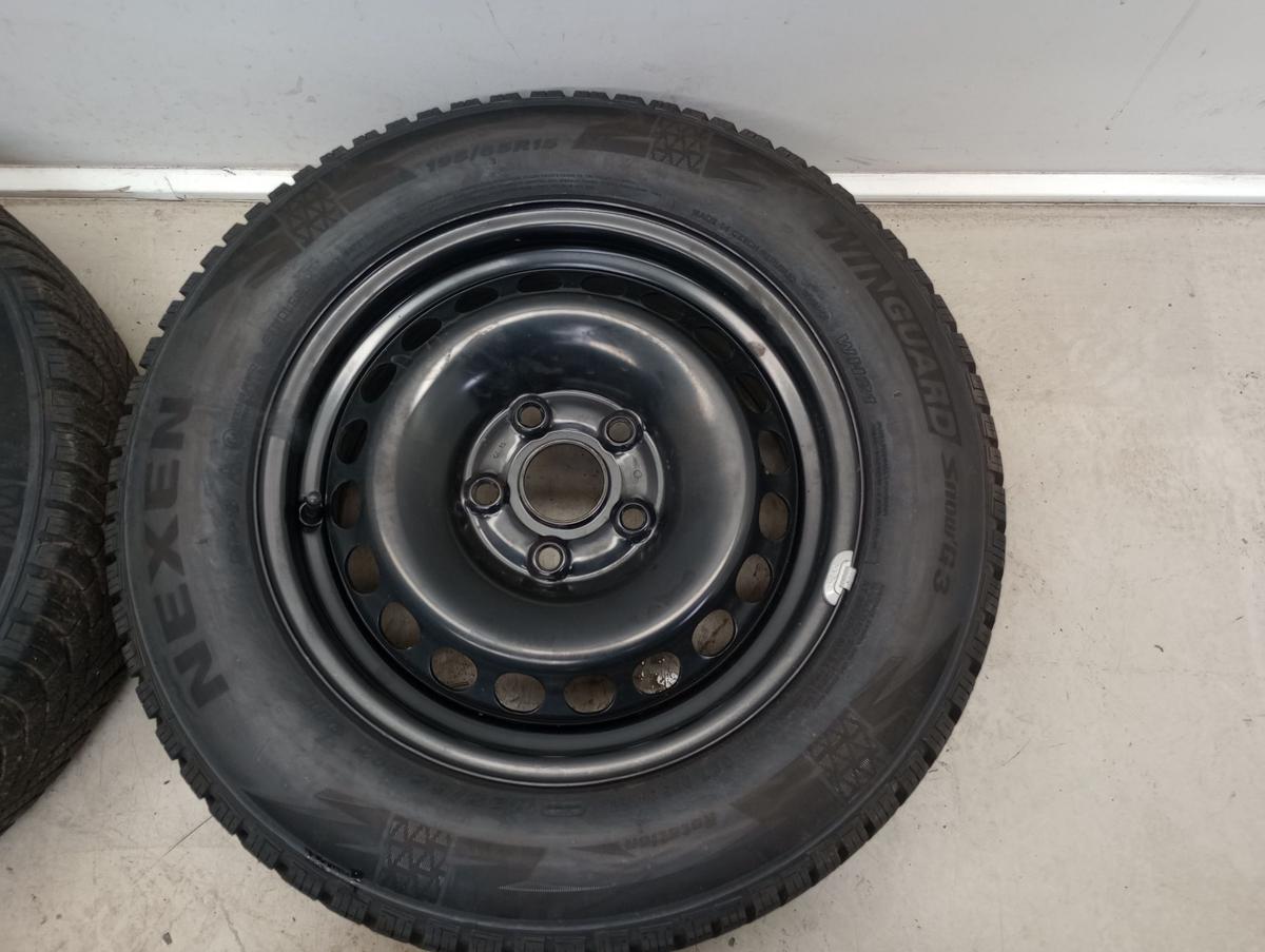 VW Passat 3B Bj1997 Satz Stahlfelgen 6x15 ET45 LK 5x112x57 mit Winterreifen