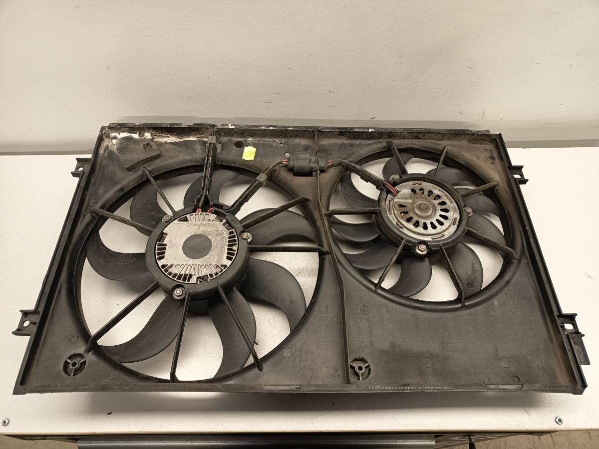 VW Golf VI original Elektrol&uuml;fter mit Zarge 1.4l 90kW Benzin Baujahr 2009