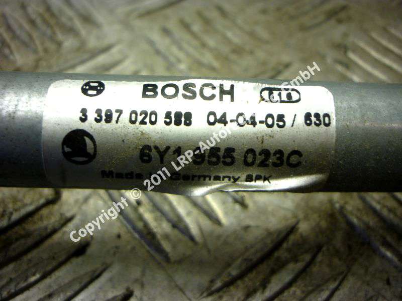 Skoda Fabia 6Y original Wischergestänge vorn 3397020588 BOSCH BJ2004