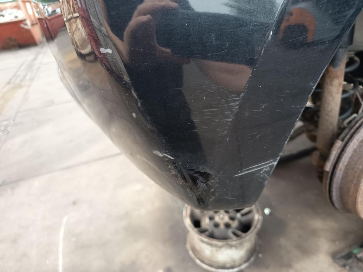 Renault Twingo II original Sto&szlig;stange F&auml;nger hinten Heck 676 Perlmuttschwarz