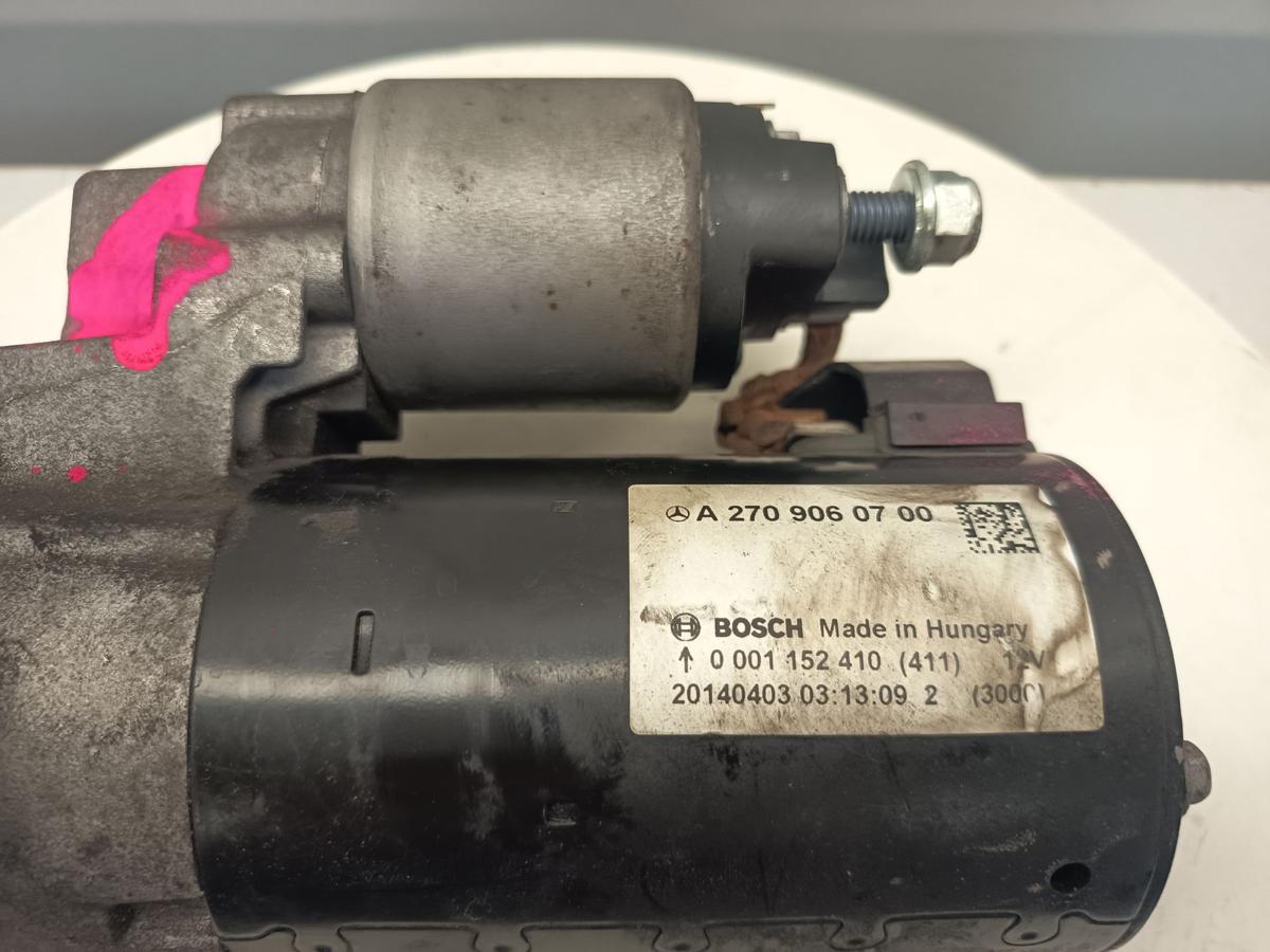 Mercedes W246 original Anlasser Starter Bosch A2709060700 Bj 2014