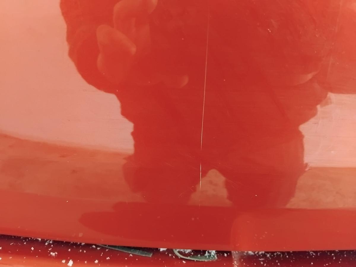 Dacia Sandero 1 Stepway Heckklappe TEB76-Rouge de Feu mit Heckscheibe BJ2010