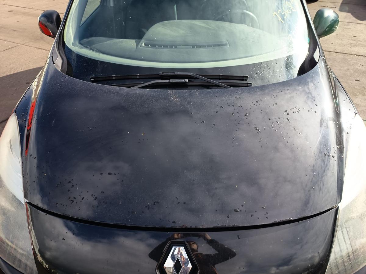 Renault Scenic 3 orig Motorhaube Klappe Deckel vorn Front 676 Perlschwarz Bj2009