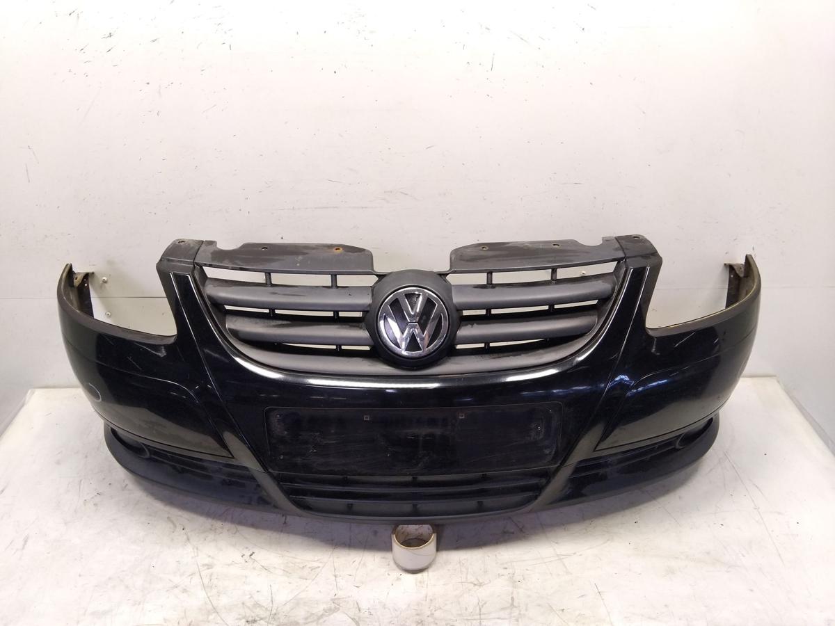 VW Fox 5Z original Sto&szlig;f&auml;nger Sto&szlig;stange vorn brillantschwarz L041 LY1C Bj.2005