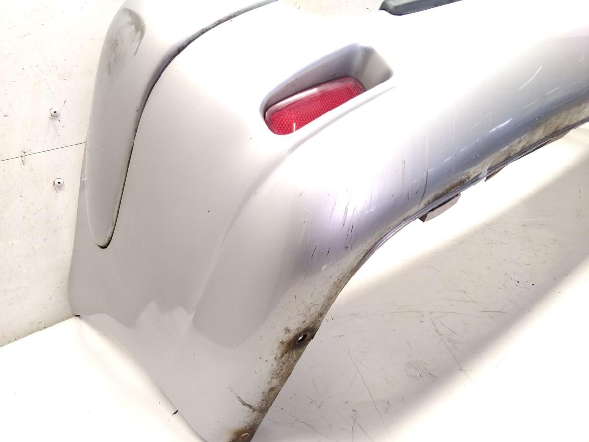 Peugeot 206 Kombi original Sto&szlig;f&auml;nger Sto&szlig;stange hinten silber EZR BJ2004
