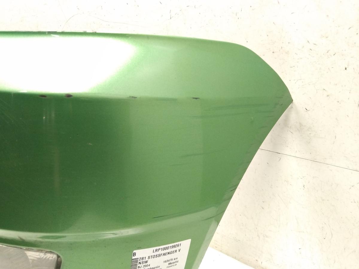 Kia Picanto 1 BA orig Sto&szlig;f&auml;nger Sto&szlig;stange vorn M5 Sambagr&uuml;n Metallic BJ2004
