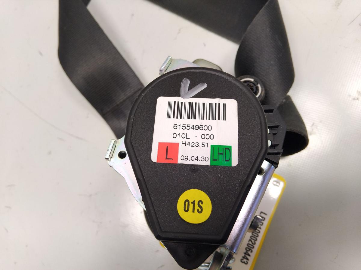 VW Golf 6 original Sicherheitsgurt vorn links 5-t&uuml;rig schwarz unfallfrei BJ2009