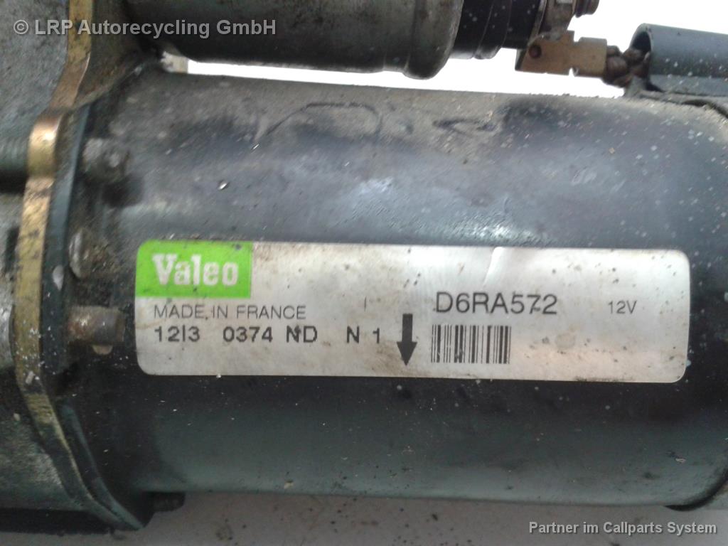 Citroen Xsara N6 original Anlasser Starter D6RA572 VALEO BJ2003