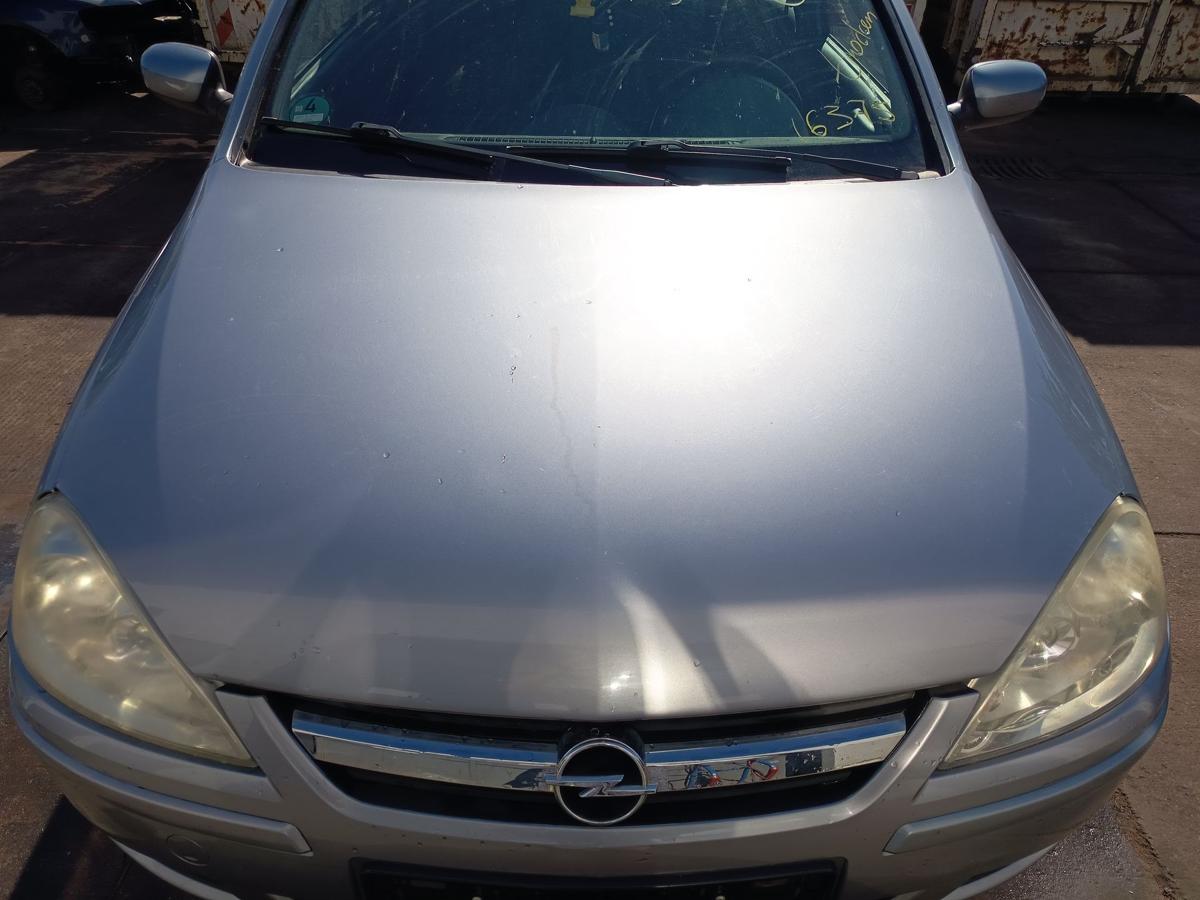 Opel Corsa C Motorhaube Klappe Deckel vorn Front Z163 Lichtsilber Bj 2005