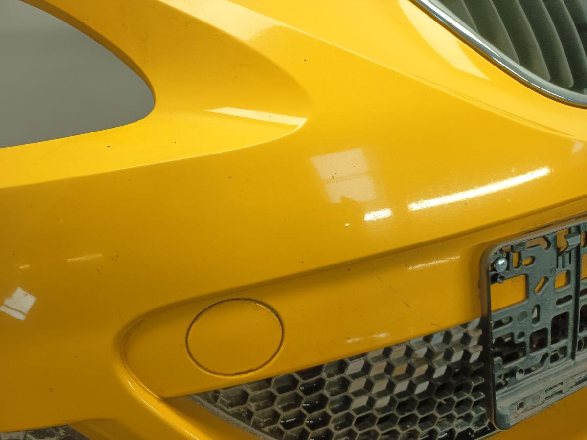 Seat Leon 1P Bj 2006 original Stoßfänger vorn mit SRA LS1A Gelb